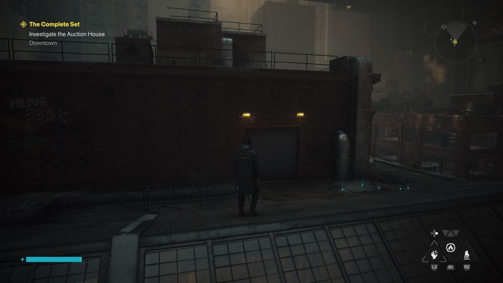 Dylan at the rooftop access to the Downtown Auction House during The Complete Set